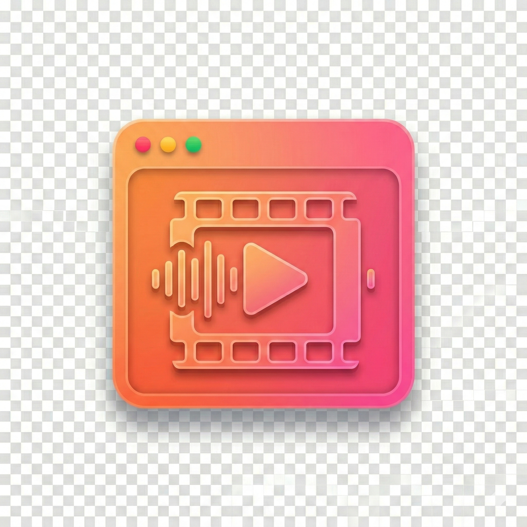 Audio and video feature icon